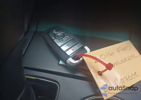 2016 Ford Explorer Limited z USA, uszkodzony, nr VIN 1FM5K7F84GGC07008